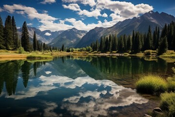 Lakeside reflections - Generative AI