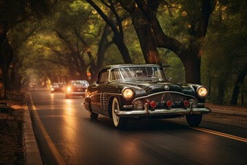 Vintage cars - Generative AI