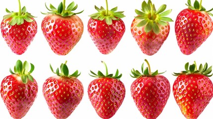 Strawberry  on white background