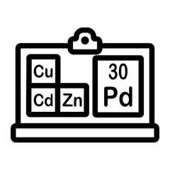 periodic table icon