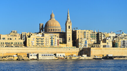 la ciudad de La Valleta en Malta