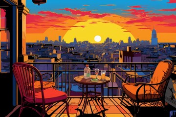 Rooftop views - Generative AI