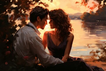 Summer romance - Generative AI