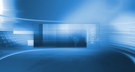 the modern, high tech style digital computer is shown in this blue photograph