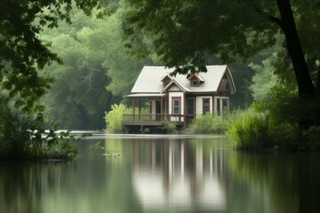 Obraz premium Summer romance - Generative AI