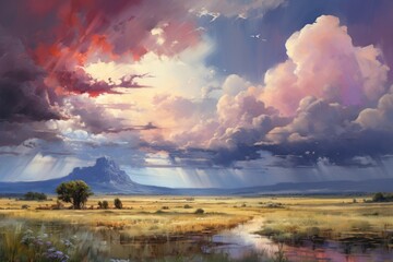 Summer storms - Generative AI