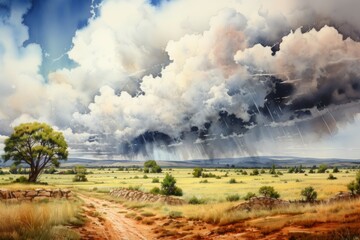 Summer storms - Generative AI