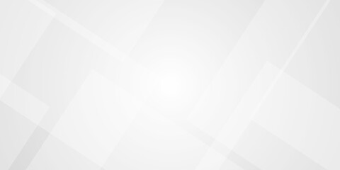 Abstract lines white square triangle wave technology minimal creative lined digital graphic design. abstract modern white and grey gradient color geometric line pattern background for website banner.