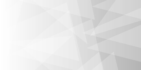Abstract lines white square triangle wave technology minimal creative lined digital graphic design. abstract modern white and grey gradient color geometric line pattern background for website banner.