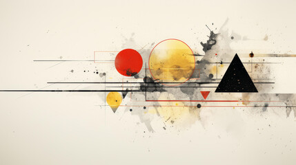 Stunning geometric illustration with clean lines and high resolution detail.