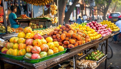 Obraz premium Street Food Chennai Stall