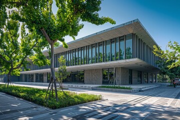 Naklejka premium Contemporary Exterior Building