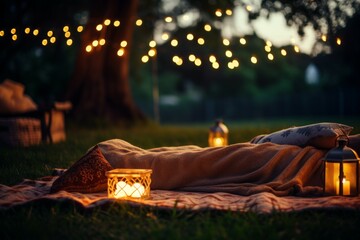 Outdoor movie nights - Generative AI