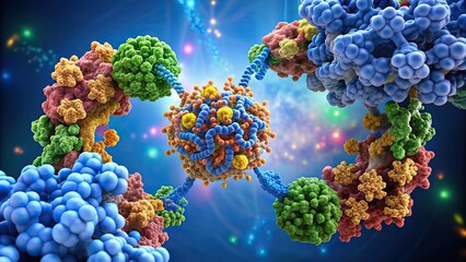 Complex polypeptide building process in protein synthesis