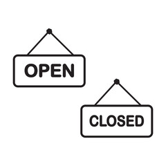 Open and close hanging board