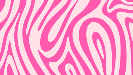 pink and white background with wave seamless pattern