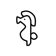 Set of thin line animals Icons. Vector illustration