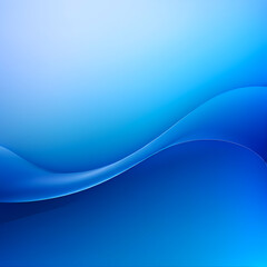 Obraz premium deep blue and light blue gradation background, wavy lines and gradations, dynamic shape