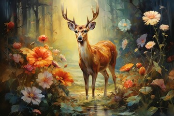 Summer wildlife - Generative AI