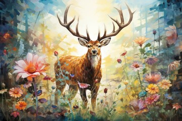 Summer wildlife - Generative AI