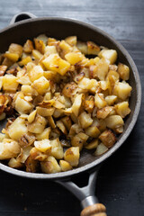 rustic pan fried potatoes
