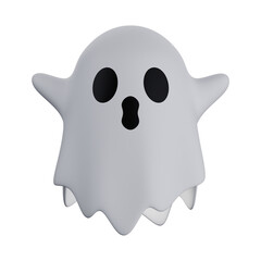 3D 할로윈 유령 아이콘