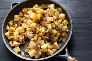 rustic pan fried potatoes