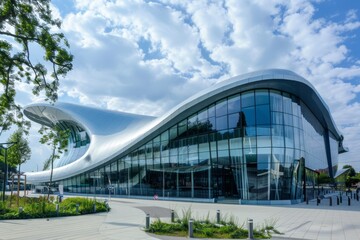 Obraz premium Contemporary Exterior Building