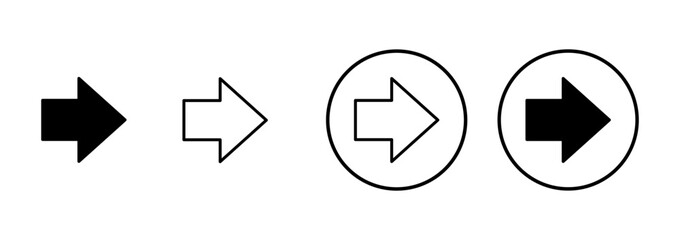 Arrow icon vector isolated on white background. Arrow symbol. Arrow vector icon