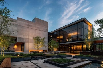 Obraz premium Contemporary Exterior Building