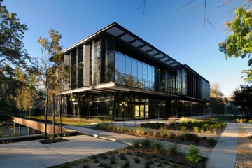 Obraz premium Contemporary Exterior Building