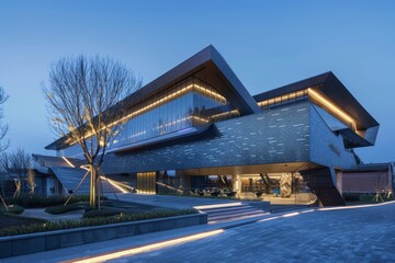 Obraz premium Contemporary Exterior Building