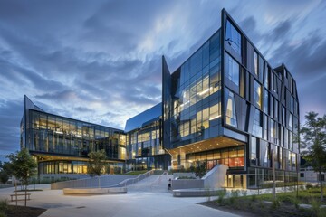 Obraz premium Contemporary Exterior Building