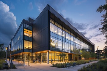 Obraz premium Contemporary Exterior Building