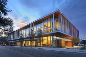 Obraz premium Contemporary Exterior Building