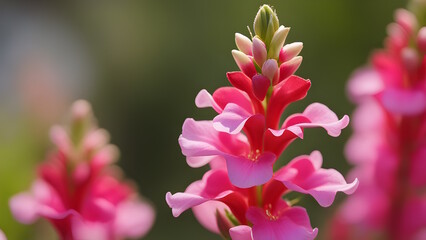 Photo of snapdragon flower generative ai