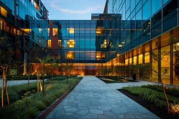 Obraz premium Contemporary Exterior Building