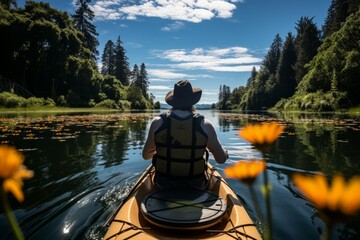 Summer kayaking - Generative AI