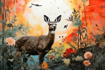 Summer wildlife - Generative AI