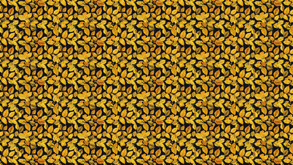 Autumn Leaves Pattern Background