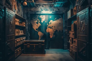 A financial-themed escape room with clues hidden in economic data - Powered by Adobe