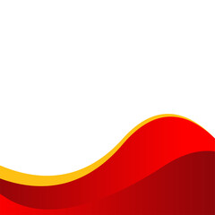 Red wave background template