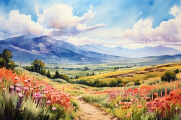 Summer landscapes - Generative AI