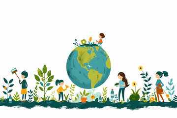 Obraz premium “Global Conservation Efforts - Nurturing Earth’s Environment”