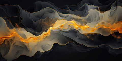 Fototapeta premium Black gray and gold marble texture design for cover book or brochure, poster, wallpaper background or realistic business and design artwork.