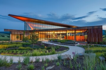 Obraz premium Contemporary Exterior Building