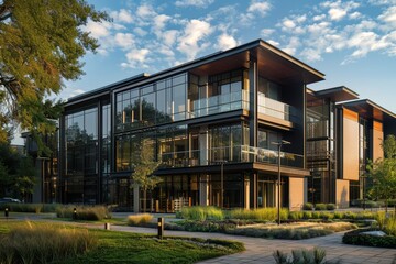 Fototapeta premium Contemporary Exterior Building