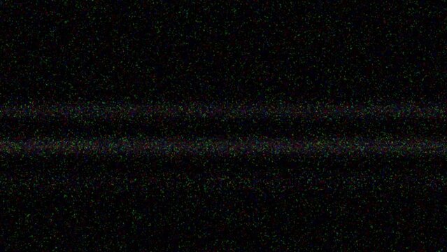 Tv snow or noise background. Detuned analog televisor. Seamless Loop