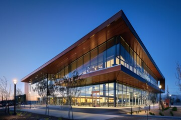 Obraz premium Contemporary Exterior Building