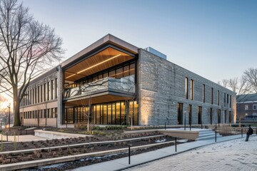 Obraz premium Contemporary Exterior Building